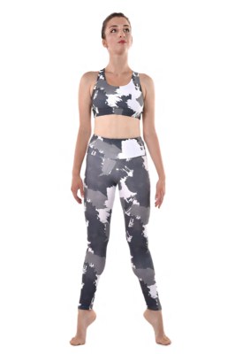 Ladies Tank Crop Top Criss Cross Back Straps, Jade 511