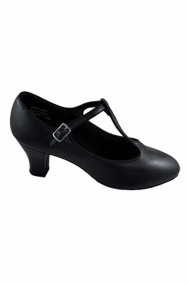 Go Dance T-Strap Leather Character Shoe High Heel