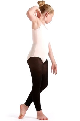 Go Dance Girls' Ballet Microfiber Footless Tight