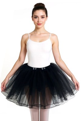 Tutu skirt made by 3 Layers of 100% Polyester Tulle for girls by Go Dance.