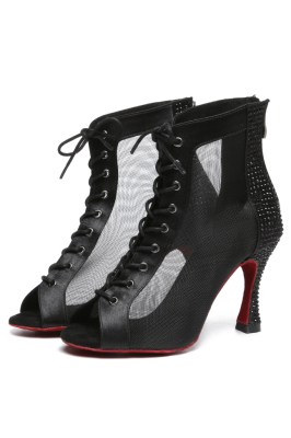 Go Dance Latin Shoes Netted Multiple Heels CD002